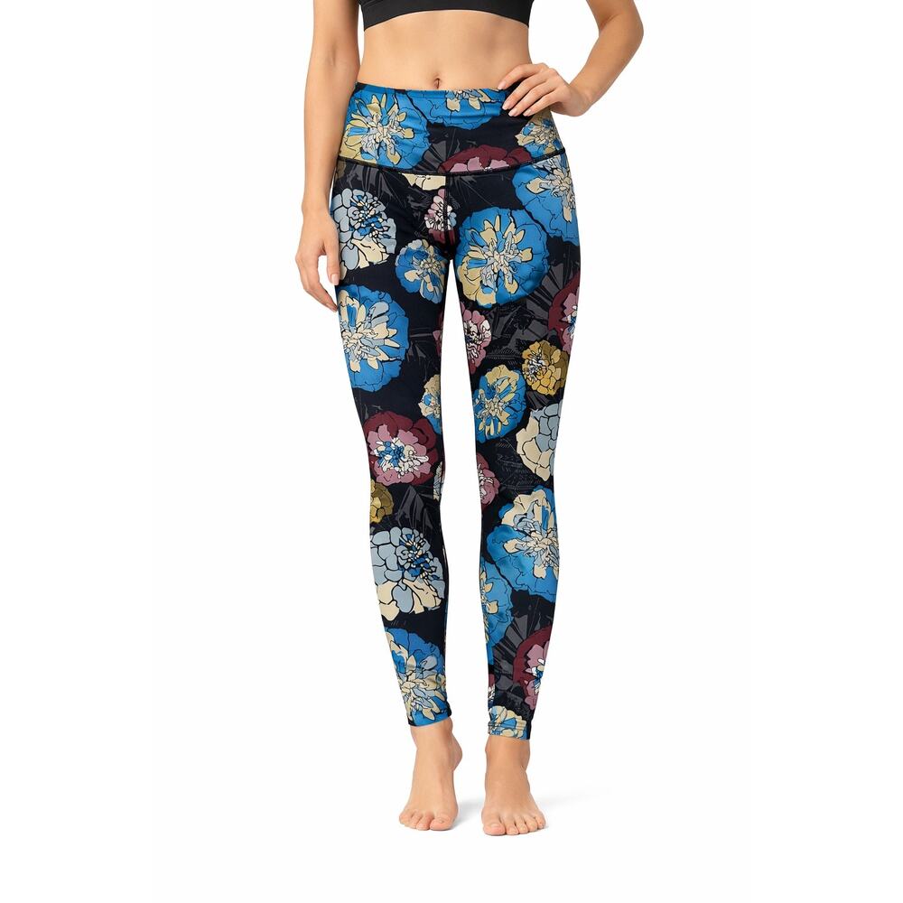 Adidas Aeroready Floral‎ Print High Rise Running Leggings Size Small Activewear
